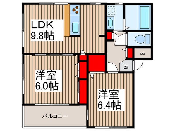 ＲＯＬＹ・ＰＯＬＹうらわの物件間取画像